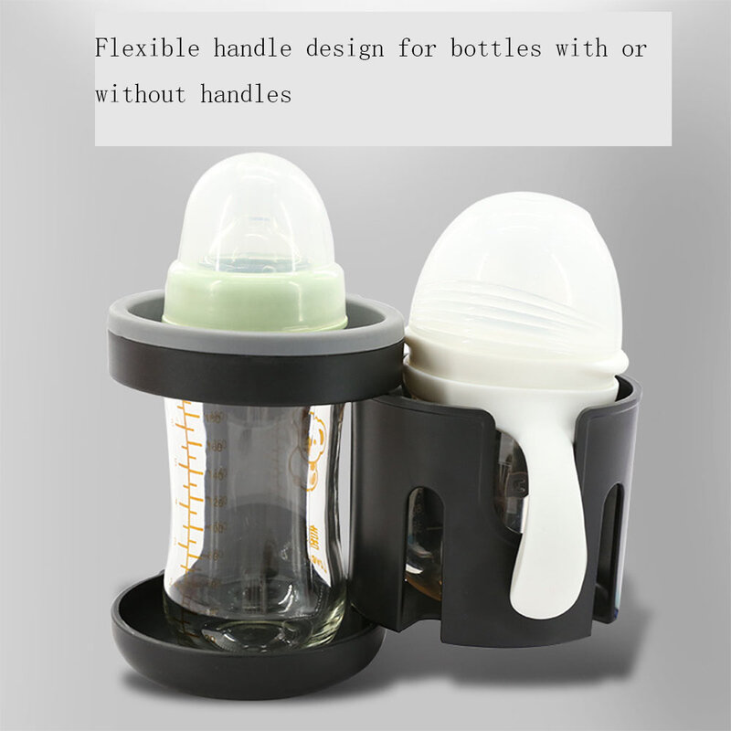 Multi-Function Double Cup Holder Baby Bottle Holder Baby Stroller Cup Holder