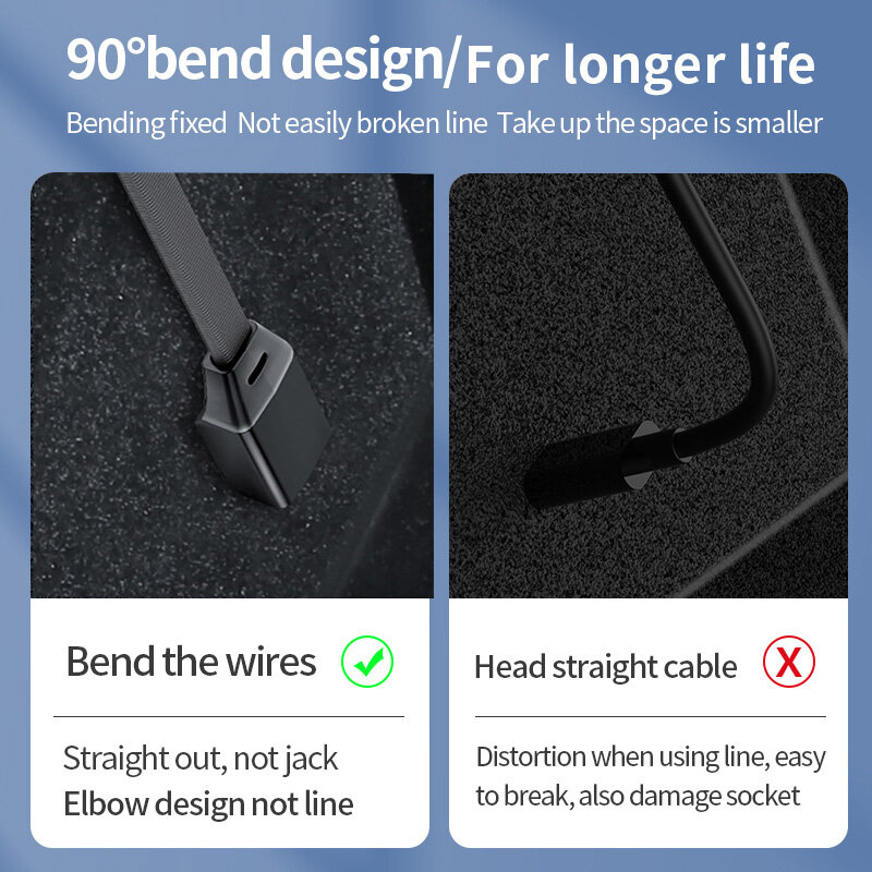 60W kabel do szybkiego ładowania typu C do typu C USB C do błyskawicy Pd ładowanie iPhone Transfer danych dla modelu Tesla 3 Highland Y X S 2024