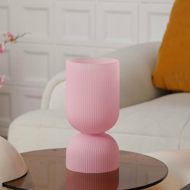 Retro szklana lampa stołowa z wazonem z możliwością przyciemniania romantyczna sypialnia lampa do salonu nocna nastrojowe oświetlenie