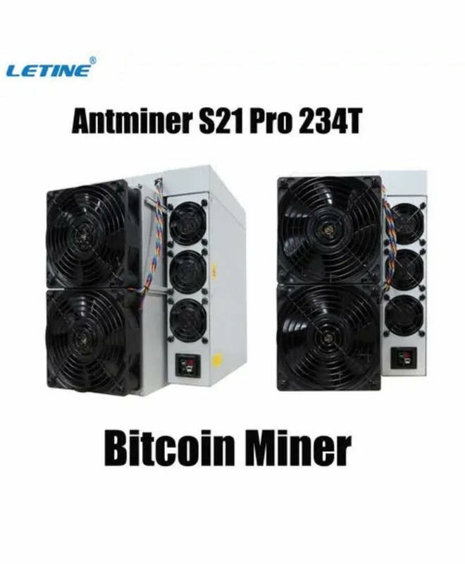 BITMAIN-Antminer S21 Pro, BTC Miner, 234TH, S, A1, Richesse chaude, Meilleures ventes