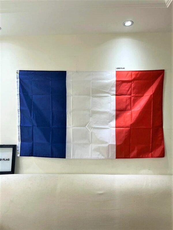 Spedizione gratuita grande bandiera francese 90*150cm 60*90cm appeso blu bianco rosso fra fr francese poliestere Banner decorazione bandiera francese