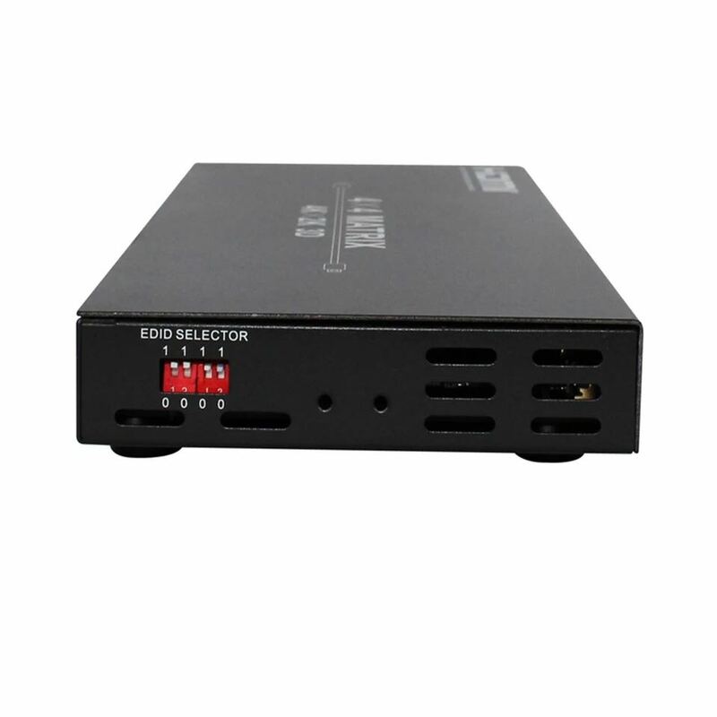 Hdmi Matrix 4X4 HDMI1.4 Switch Splitter Converter 4X4 Matrix Met RS232 & Edid