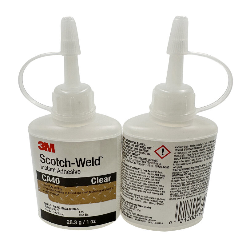 High strength CA40 Scotch-weld clear 28.3g cyanoacrylate instant adhesive for bonding