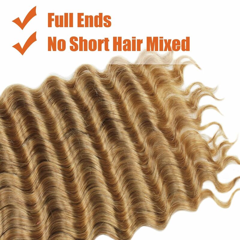 Ombre Highlight Deep Wave Bulk Human Hair for Braiding No Weft 100% Virgin Hair 26 28 Inch Curly Human Braiding Hair 100 g/paczka