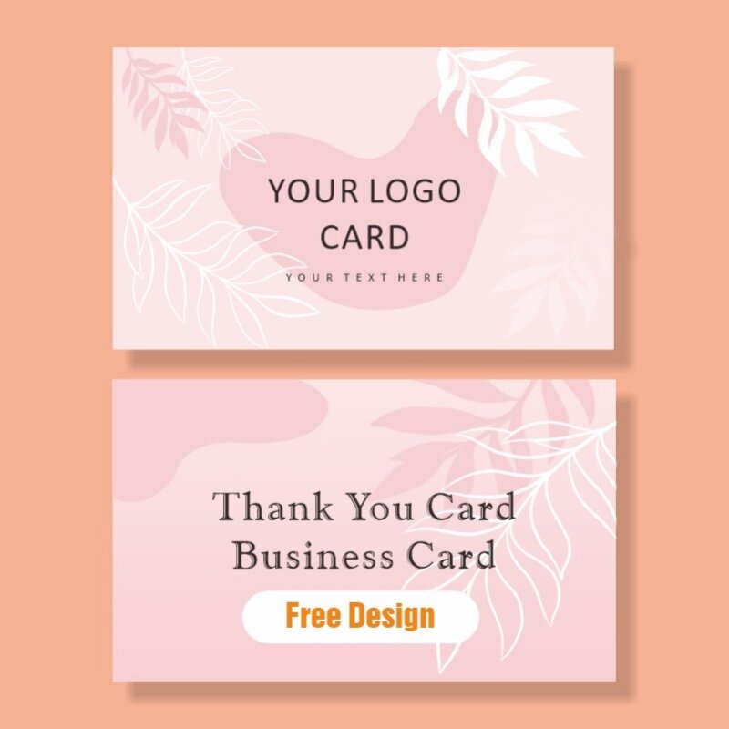 Custom Cards Thank You Cards Custom Business Card Personalized Logo Packaging For Small Business Wedding invitation Postcards