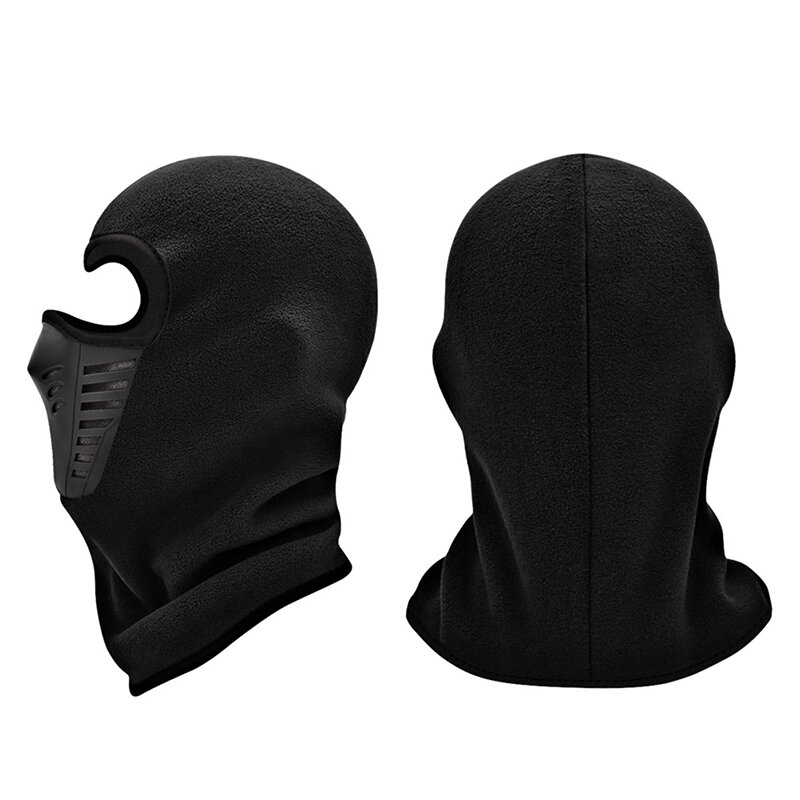 Motorcycle Mask Fleece Thermal Neck Full Face Ski Mask Men Women Cycling Balaclava Winter Keep Warm Windproof Face Shield
