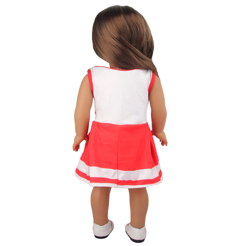 Leuke Dier Pop Kleding Rompertjes Suit Outfit Voor Amerikaanse 18 Inch Meisje & 43Cm Nieuwe Baby Geboren Pop Onze generatie Poppen Kledingstuk Speelgoed