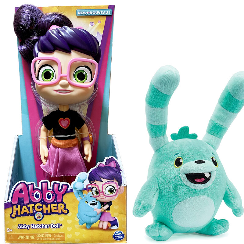 Figurine de Dessin Animé Originale Abby Hatcher Butter, Jouet en Peluche Doux Kawaii, Fuzzlies, Collection de Figurines d'Action Little Monster