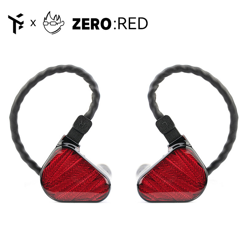 Truthear X Crinacle Zero: Rode Dual Dynamic Drivers In Oor Hoofdtelefoon Met 0.78 2pin Kabel