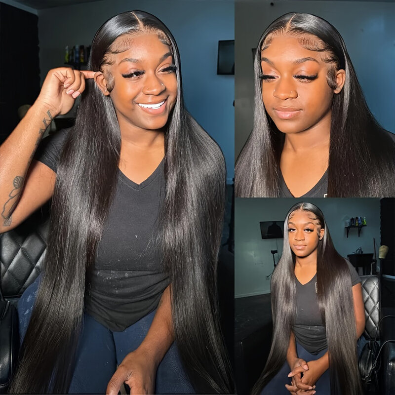 hd lace wig 13x6 human hair Straight  lace frontal wigs for women choice long 30 40 inch brazilian Glueless wigs on sale cheap