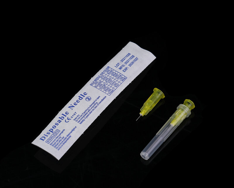 Siringhe da 1ml + 30G 4MM aghi per iniezione aghi da disegno strumento per iniezione aghi a punta affilata ago monouso per meso