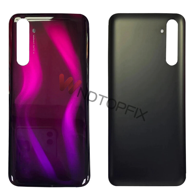 6.6'' New For Realme 6 Pro Battery Cover Rear Housing Glass Case For RMX2061 RMX2063 Back Cover Replace For Realme 6Pro Housing