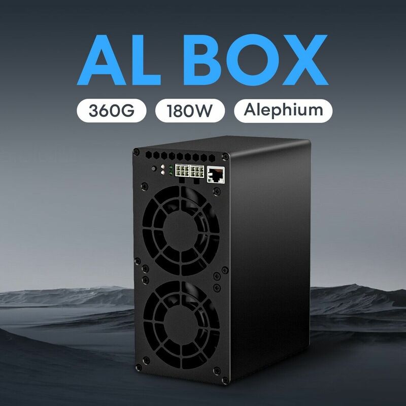 Goldshell AL-BOX - Alephium 채굴-$137/일-PSU 포함, 360G/180W