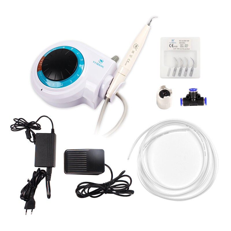 VV Scaler ultrasonik gigi kit instrumen, mesin pembersih kedokteran gigi pemutih cuci noda gratis pengiriman