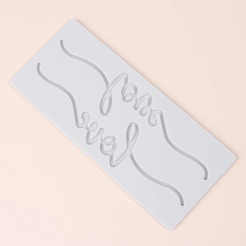 1Pc Words Love Silicone Pad Fondant Cake Mousse Mould Chocolate Silicone Cake Lace Mat DIY Kitchen Accessories Baking Tools