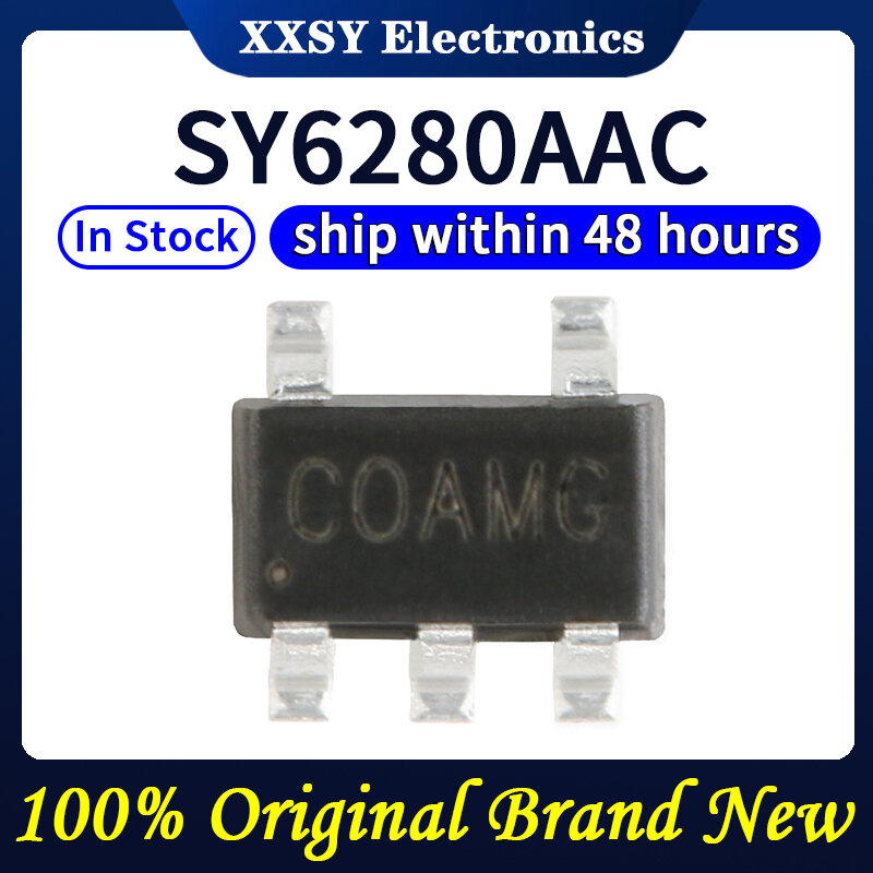 SY6280AAC microcontrôleur à puce SOT23-5 MCU/MPU IC circuit intégré à puce unique