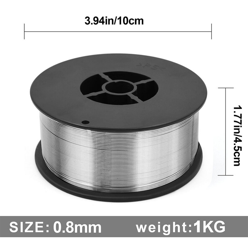 Hzxvogen-溶接ガン用の炭素鋼溶接ワイヤー,1kgの溶接フラックスコアワイヤー,0.8mm