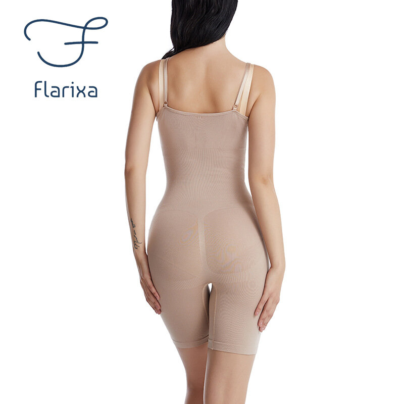 Flarixa 슬리밍 벨트 Tummy Shaper Seamless 여성용 허리 트레이너 바인더 Bodysuit Shapers Body Shapewear 버트 리프터 플러스 사이즈