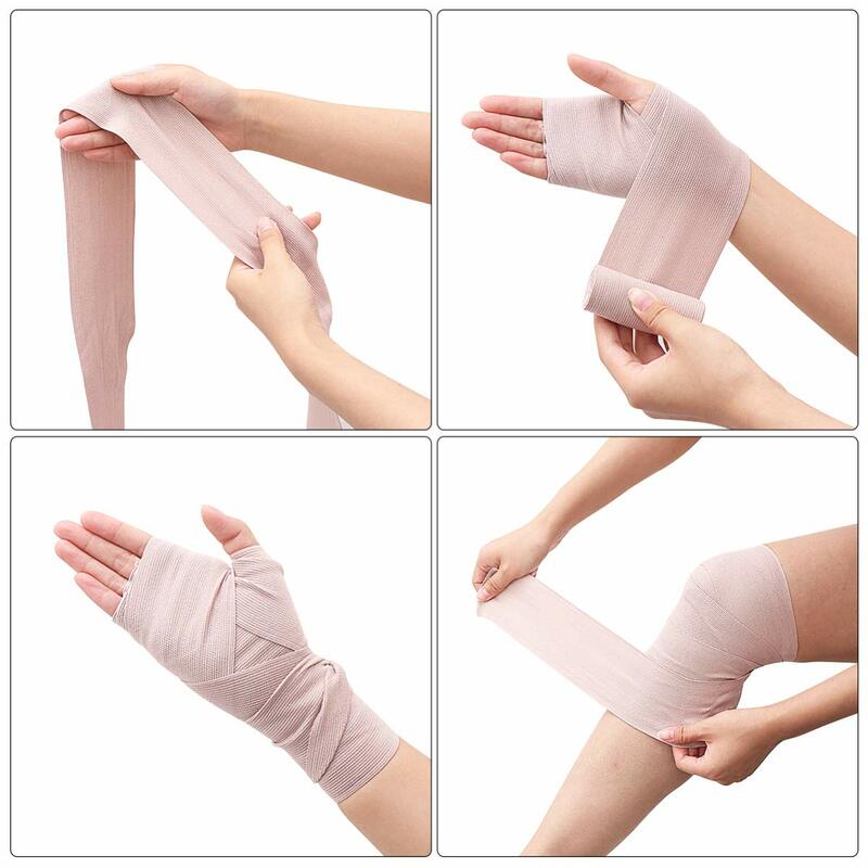 Bandage à haute compression élastique avec fermeture à clip, tendon de sport, garrot de basket-ball, soutien de rinçage, genouillère, bandage de fitness