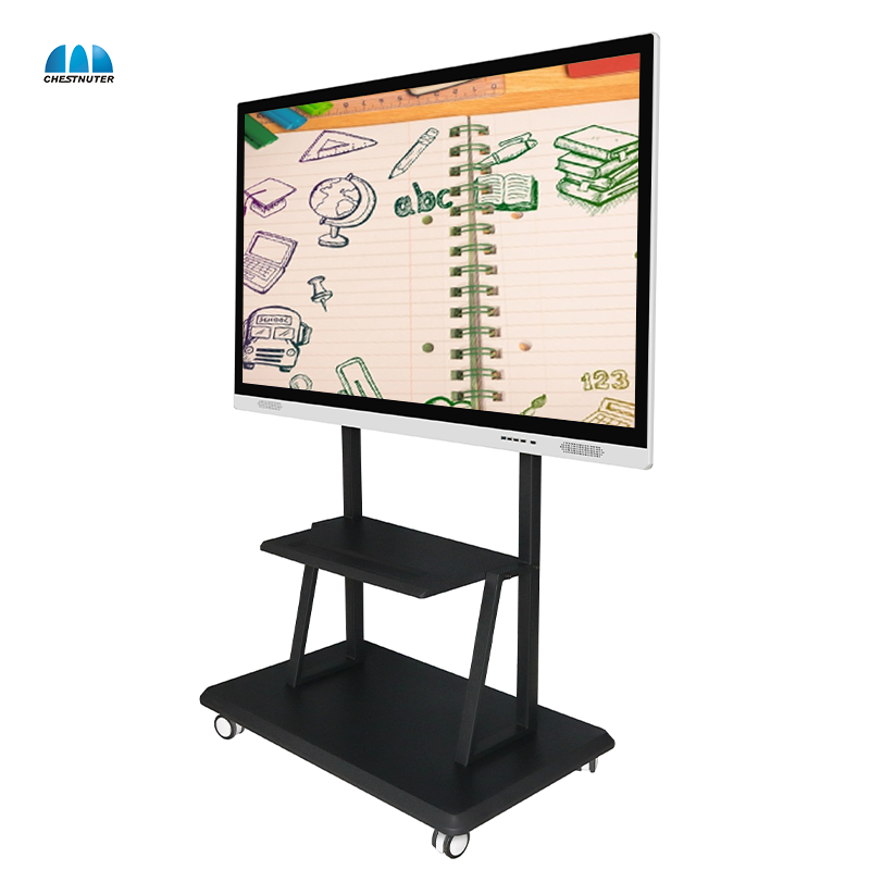 free shippping 75 inch smartboard interactive board multi touch monitor 4k Android 11.0 whiteboard for school education meeting