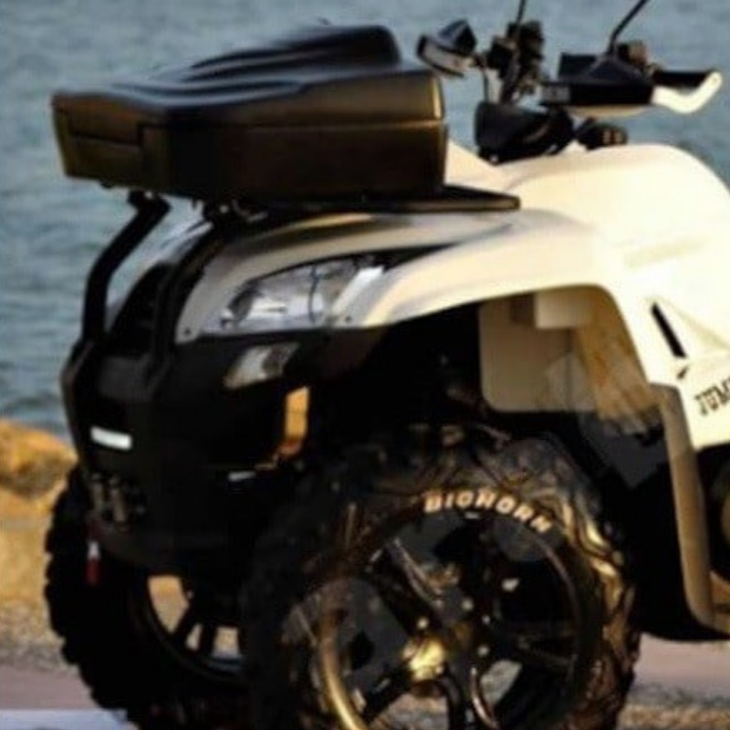 55L آمنة مزلاج أسود ATV الجذع صندوق علوي دائم الجبهة تخزين الأمتعة صندوق علوي مع نظام قفل عالية الجودة ل ATV جديد