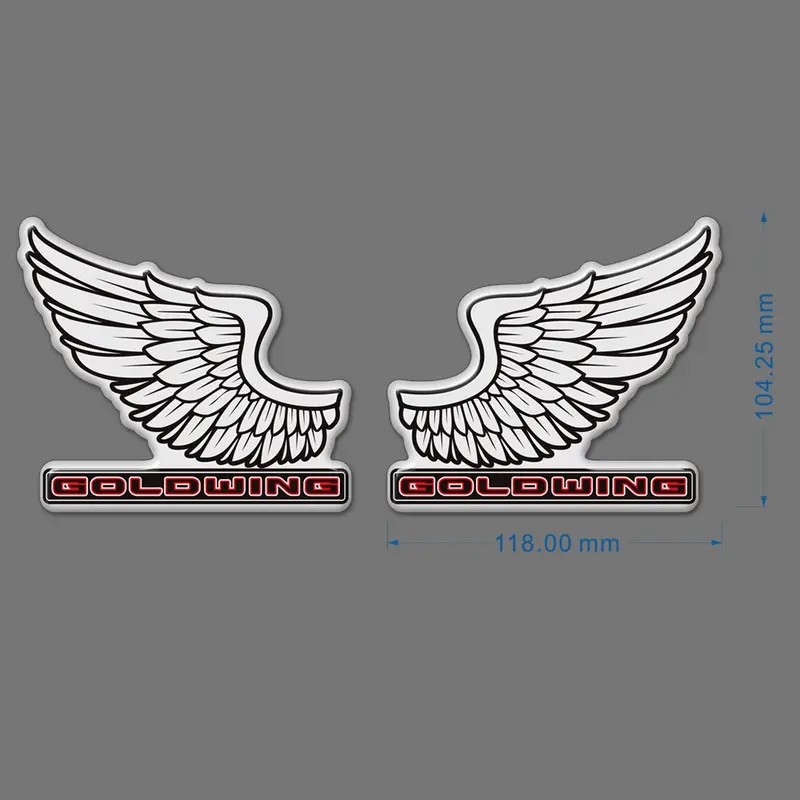 Stickers Gold Wing Fit Honda Goldwing GL1800 1100 1200 1500 Tour F6B GL 1800 Cover Emblem Fairing Symbol 2017 2018 2019 2020