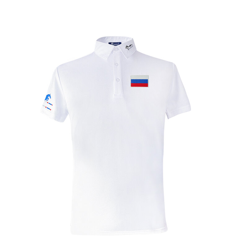 Cavpassion-Camiseta de jinete ecuestre personalizada para hombre, color blanco, ecuestre, caballo, azul marino, caballero, hombre, niño