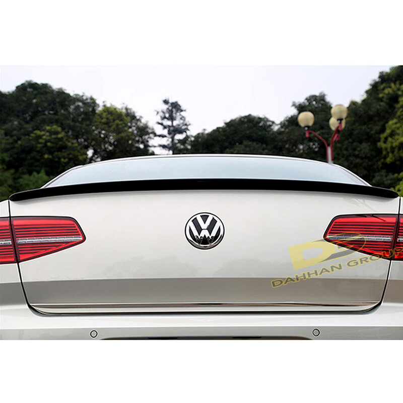 VW Passat B8 2015-UP, alerón de estilo anatómico para maletero trasero, labio de ala pintado o crudo, plástico ABS de alta calidad, línea R, Kit GTI