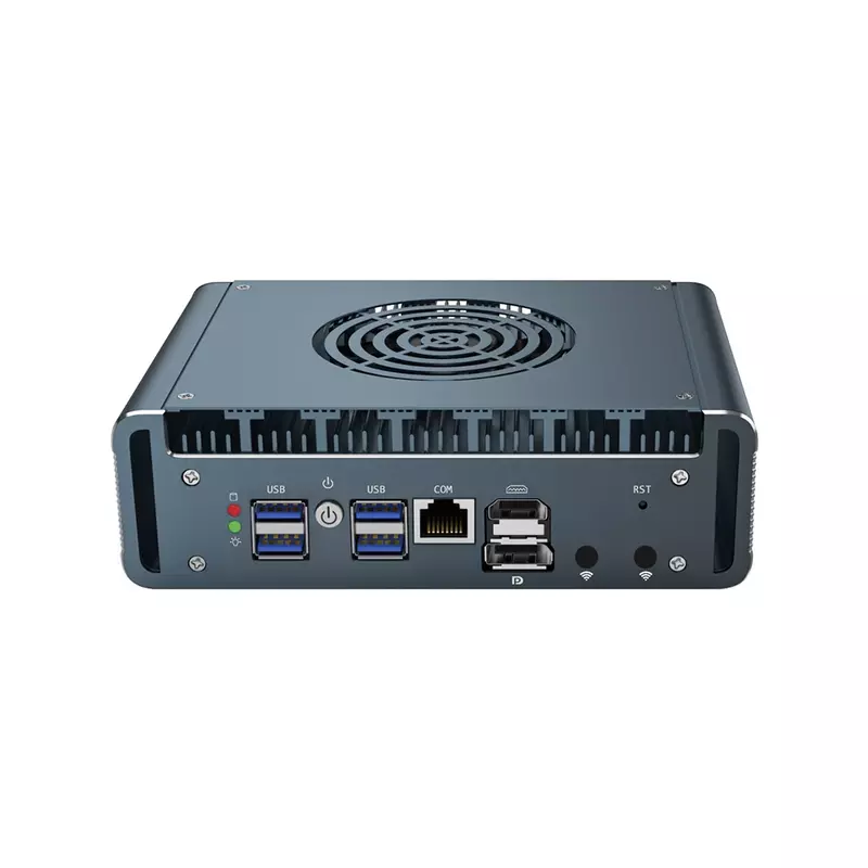 Firewall Apparaat Mini Pc 2.5gbe 6 Lan Poort Intel I7-1265U I5-1245U I3-1215U Micro Router Pc Rj45 Com, Wifi, Auto Aan