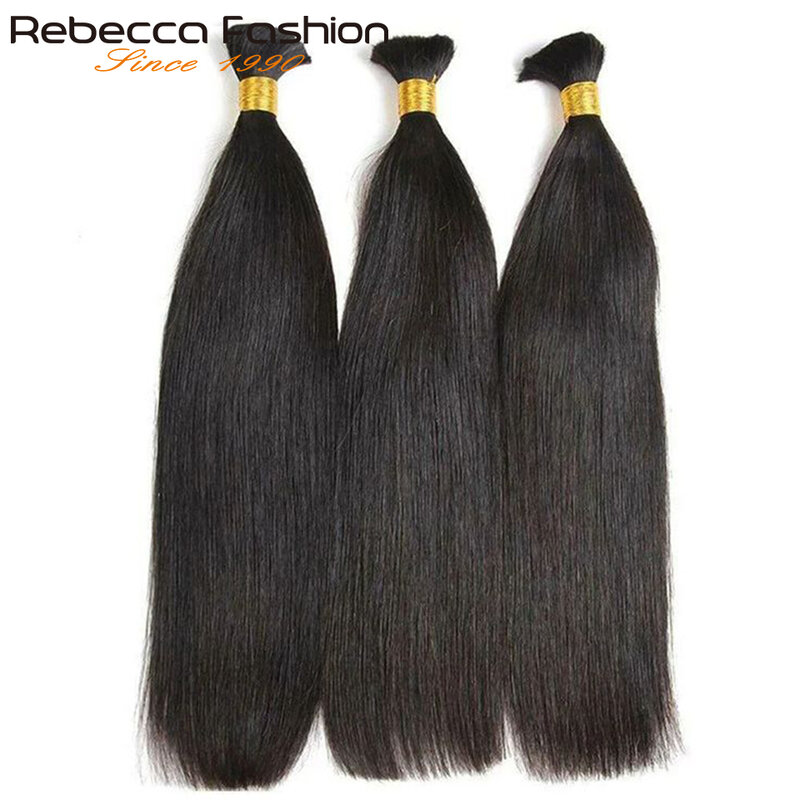 9A capelli Remy di alta qualità veri capelli brasiliani per intrecciare i capelli sfusi intrecciare i capelli umani trecce di capelli lisci senza capelli di trama