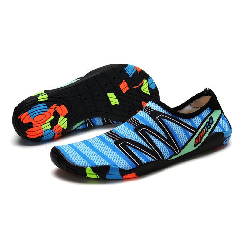 Upstream Shoes 2024 Men's Women's New Quick Dry Water Shoes Couples Beach Shoes Breathable Non-slip Diving Swimming
