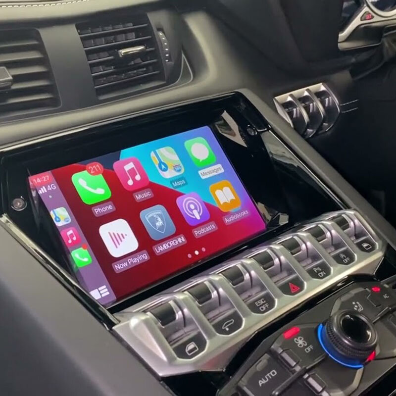 Không Dây Apple Carplay Nâng Cấp Cho Xe Lamborghini Huracan Aventador Với MMI3G Android Tự Động Mirroring Mô Đun Xe Chơi Bộ Giải Mã Hộp