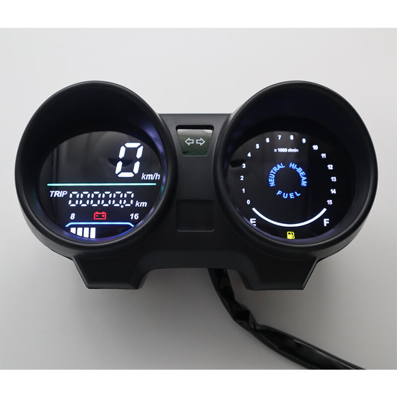 2022 Digital Dashboard LED Elektronik Motor RPM Meter Speedometer untuk Brazil TITAN 150 Honda CG150 Fan150 2010 2012