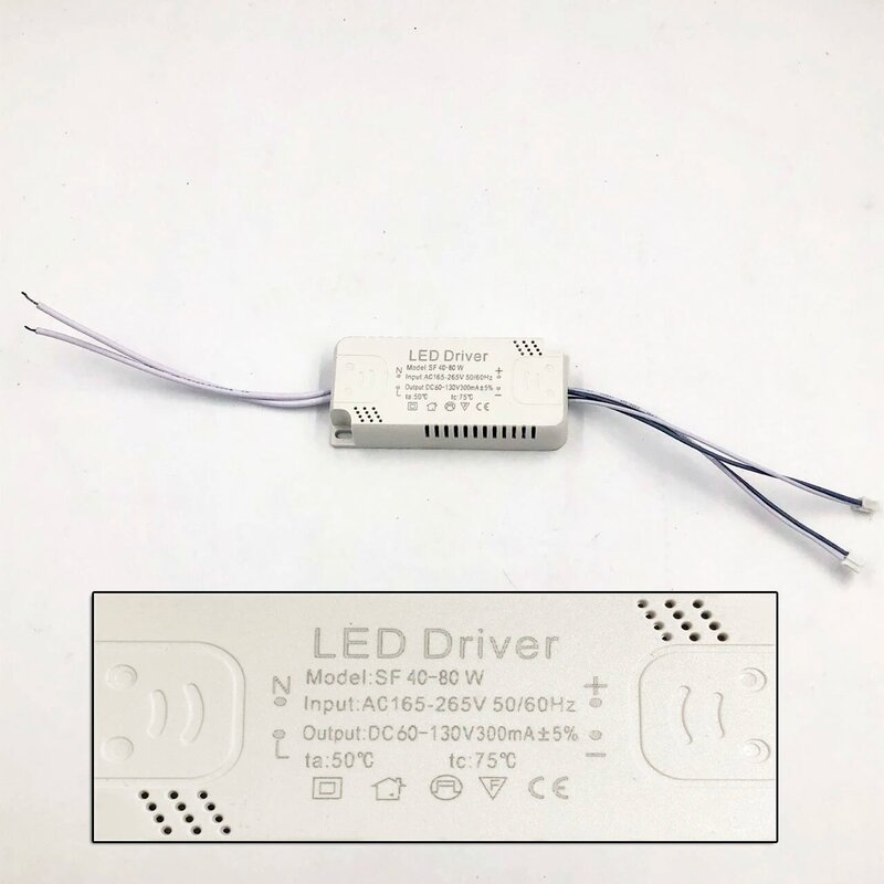 Adaptador de fuente de alimentación de Controlador LED de 8-120W para AC220V, transformador sin aislamiento, Chip de bombilla de repuesto de luz de techo, Envío Gratis