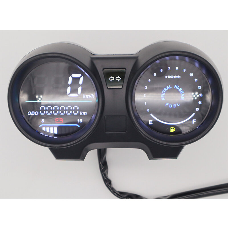 Dla brazylii TITAN 150 125 Honda Fan150 2004-2009 cyfrowa elektronika LED Dashboard licznik motocyklowy Panel prędkościomierz