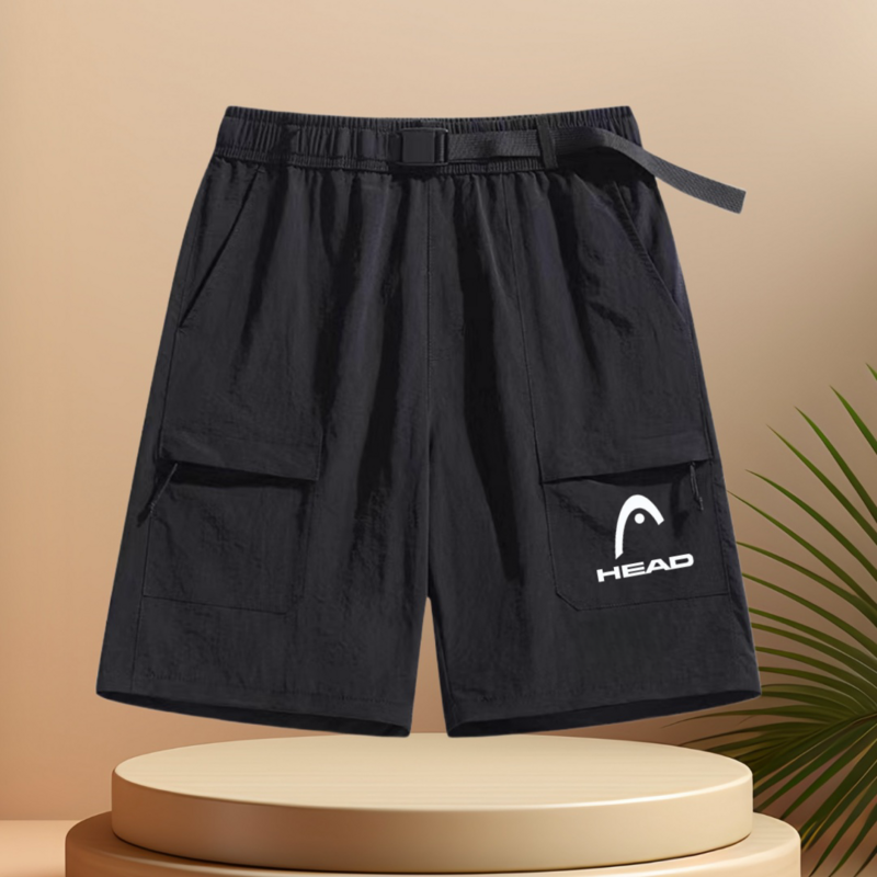 Pantalones cortos de nailon para hombre, Shorts de secado rápido, informales, de alta calidad, para viaje y trabajo, playa, novedad de verano, 2024