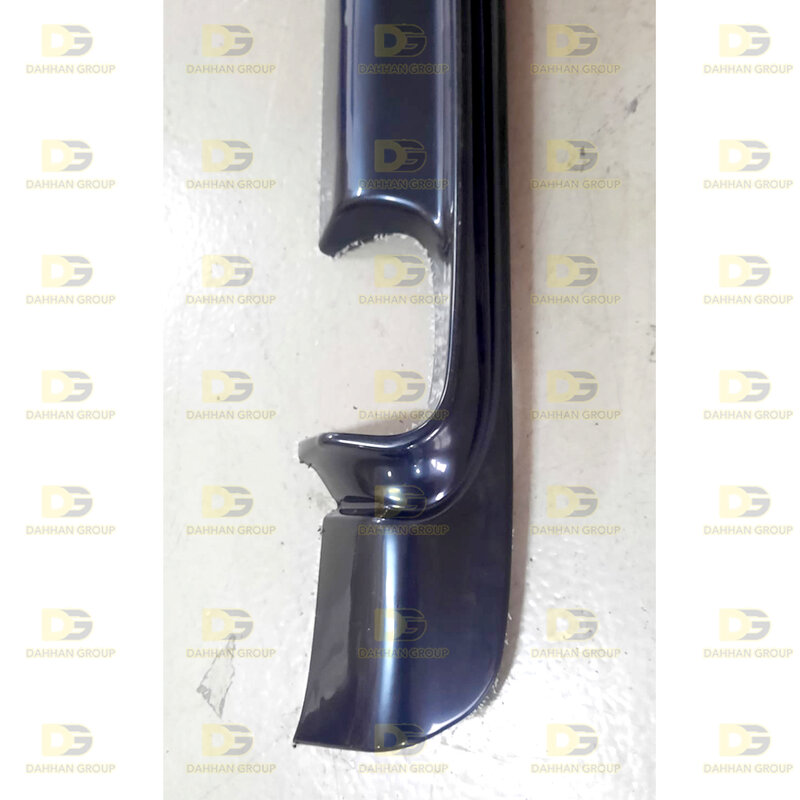 B.M.W 3 seria E46 1997 - 2006 M3 styl tylny dyfuzor Splitter Spoiler lewy i prawy podwójne wyjścia czarny błyszczący fortepianu z tworzywa sztucznego