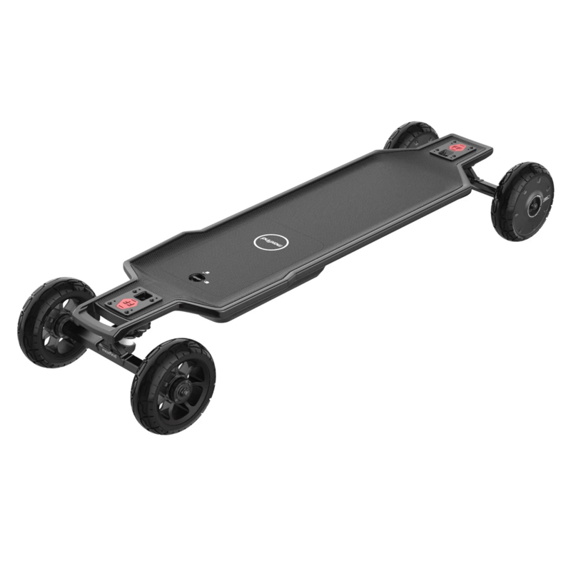 Maxfind FF AT: Skateboard listrik Off-Road berkecepatan tinggi, daya 3000W, kecepatan maks 28mph