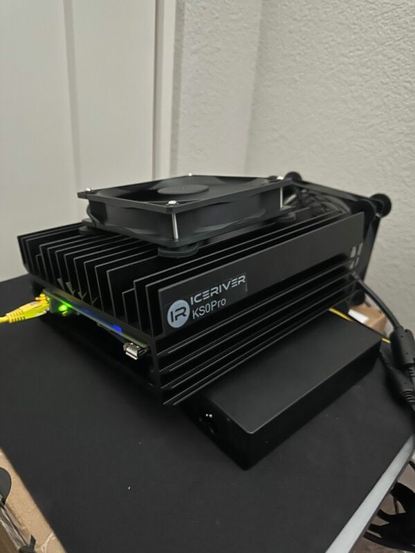 AD BUY 5 GET 3 FREE ICERIVER KS0 Pro Kaspa KAS ASIC Miner 340 GH/s With 230W PSU Ships from USA