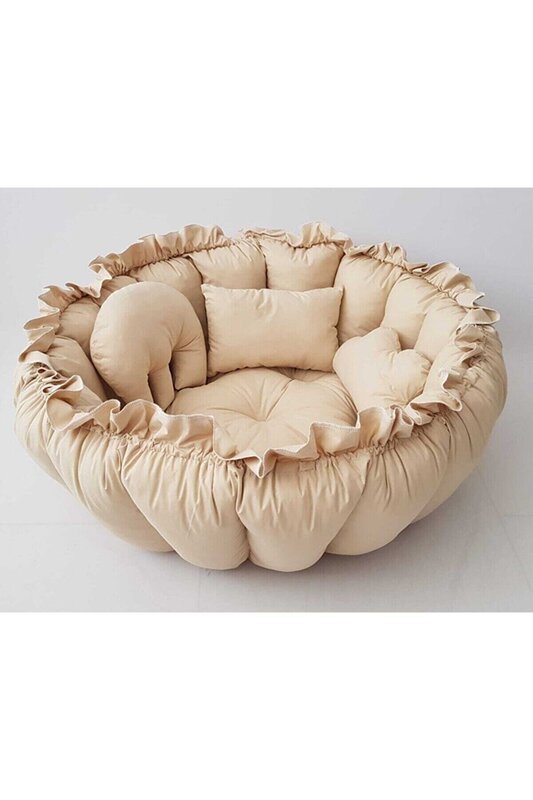 Jogo de dormir retrátil almofada de algodão pano anti-alérgico 3 pces travesseiro conjunto 0-4 idade lavável design elegante