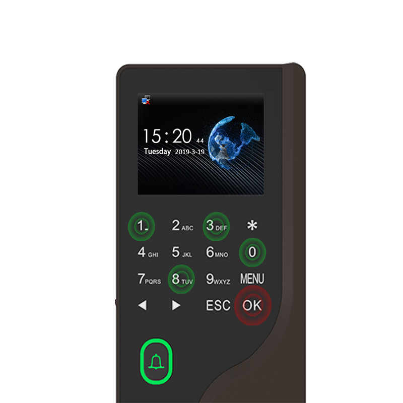 Прибор для доступа по отпечатку пальца, 4,3-дюймовый пароль, карта стандарта RFID, открытие цветного экрана, биометрический дверной замок, запись времени