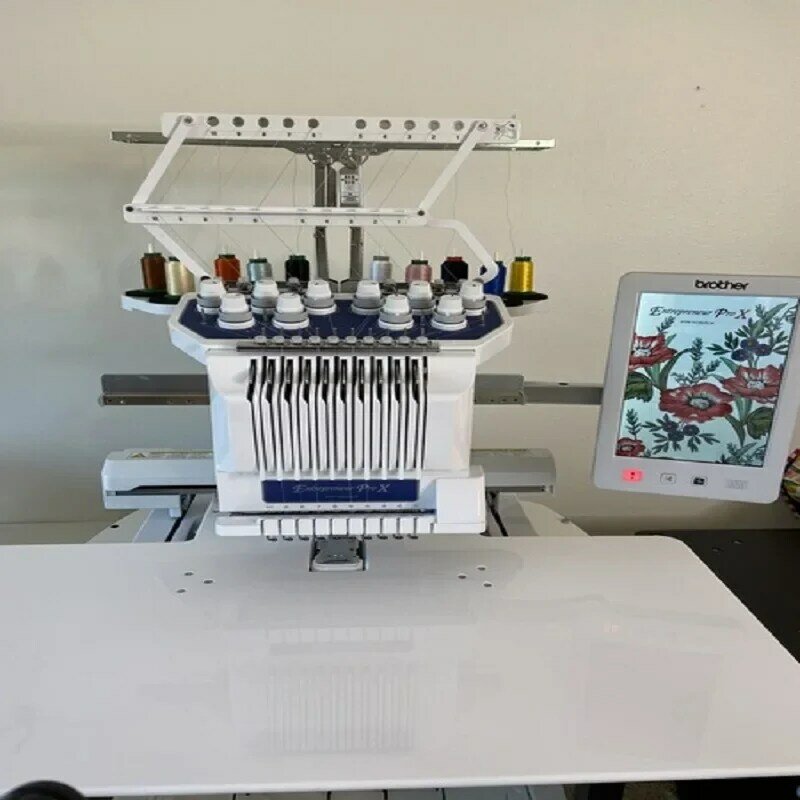 Fast selling Original Brother Entrepreneur Pro X PR1050X Embroidery Machine & Hat Hoops kits