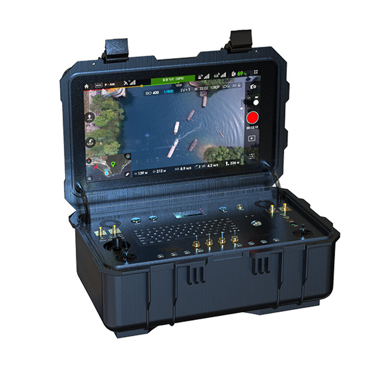 Station de contrôle au sol pour Drone, vidéo RC, avec écran haute luminosité, système de télécommande, télémétrie vidéo, lien RC