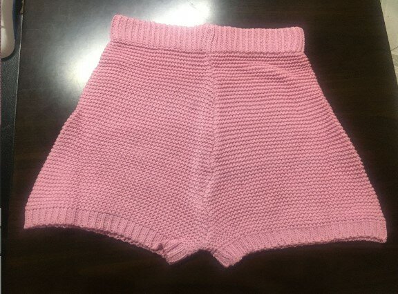 2021 pantaloncini in maglia a vita alta transfrontalieri da spiaggia Casual gamba larga maglione lavorato a maglia Sexy pantaloni caldi