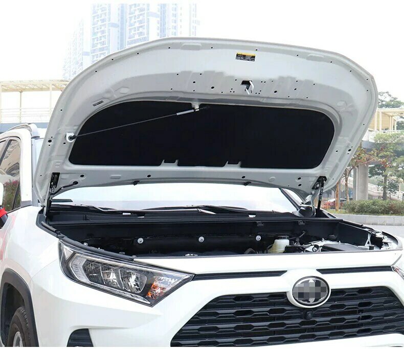 Для Toyota RAV4 XA50 2019 2020 2021 2022 2023 2024 передняя крышка капота газовые стойки демпфер подъемник из углеродного волокна опоры амортизатор