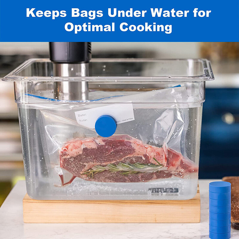 Sous Vide Magnets Weights Food Grade Silicone Magnet to Keep Bags Submerged Sous Vide Accessories to Stop Floating Bags
