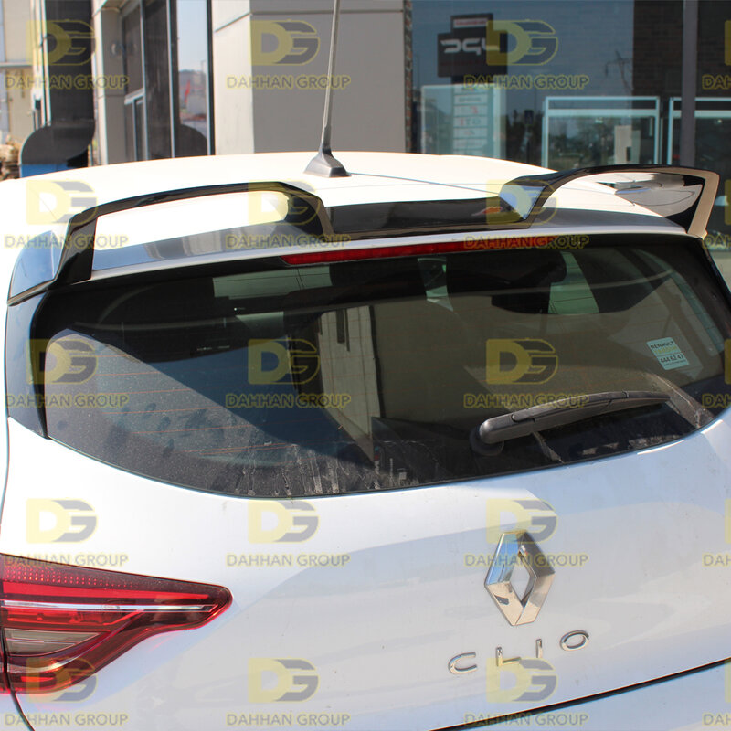 Spoiler traseiro para Renault Clio 5, RS Style, Primer Pintado ou Qualquer Outra Cor, Material de Fibra de Vidro de Alta Qualidade, Clio Kit, 2019