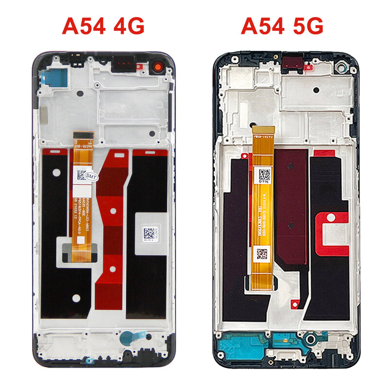 Original LCD Display Touch Screen Digitizer Assembly com Frame Substituir, OPPO A54, 4G, CPH2239, 5G, CPH2195