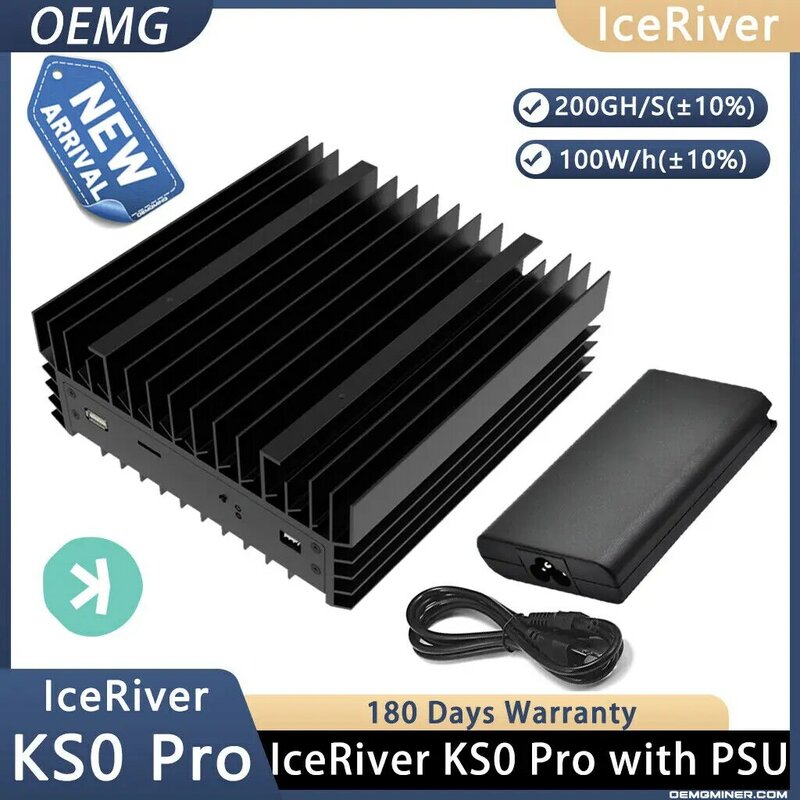 IceRiver-Mineur Asic KAS KS0 Pro, AA Achetez-en 2 et obtenez-en 1 gratuit, 200G, 100W avec PSU rette