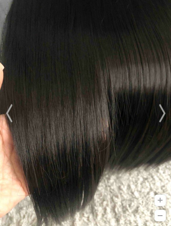 Perruque Lace Front Wig synthétique longue marron foncé, perruque naturelle à reflets, perruque Cosplay haute densité pour femmes, cheveux lisses à fixation rapide